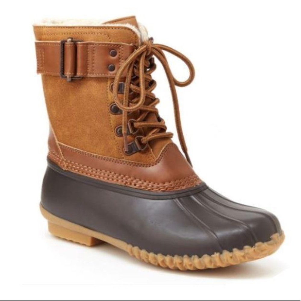 NEW JAMBU VANCOUVER WOMEN'S BOOTS BROWN & BLACK
